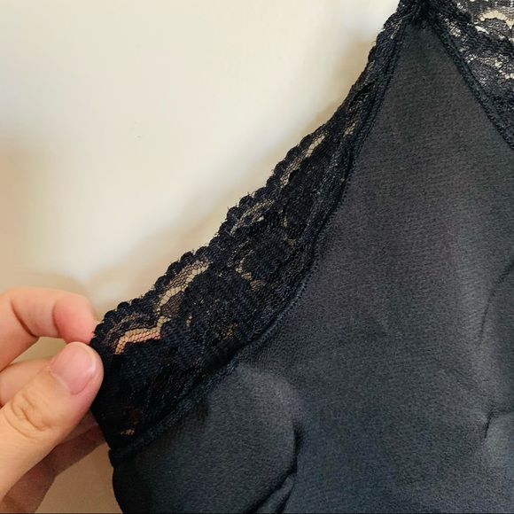 AE Black Lace Crop Top - Picture 3 of 7